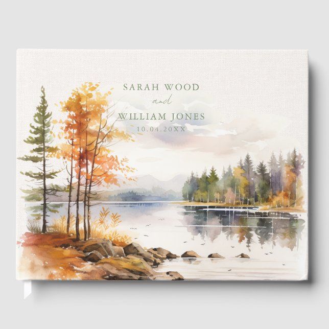 De Visitas Roupa russa com o outono do lago Casado Livro Conv (Frente)