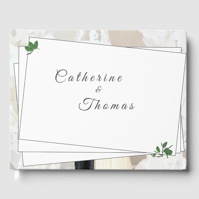 De Visitas White Lace e Rosa deixam o livro convidado (Frente)