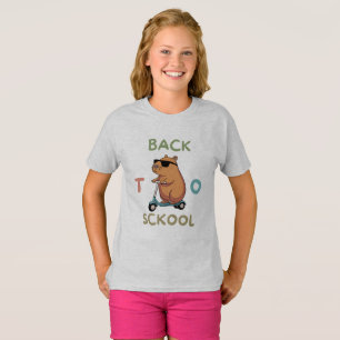 De volta à camiseta escolar com Urso Maravilha