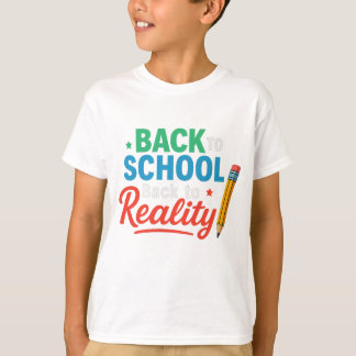 De volta à camiseta escolar - Engraçado de volta à