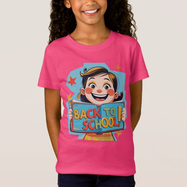 De volta à camiseta escolar | Outdoor de sala de a (Frente)