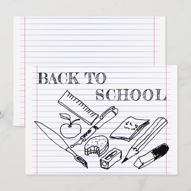 De volta à escola (Frente/Verso)