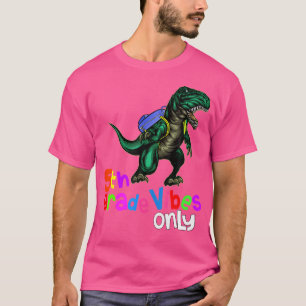 De Volta À Escola Camisas 5 Dinossauro Dino T Re
