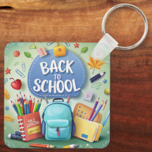 De Volta À Escola - Chaveiros Feitas Por Personali