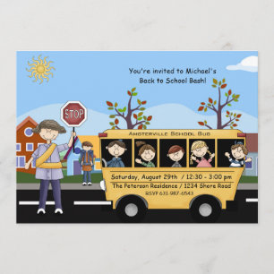 De volta à escola - Convite de festas