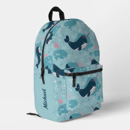 De Volta À Escola - Cute Narwhal Personalizado