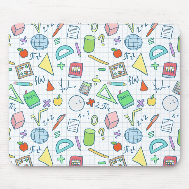 De volta à escola: mousepad da matemática (Frente)