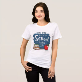 De volta à Escola Professora T-Shirt 2025
