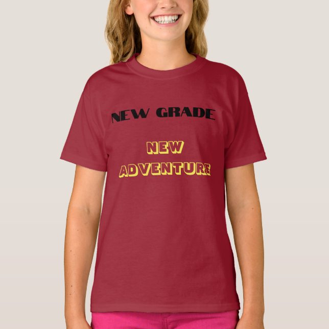 De Volta À T-shirt Para Crianças De Escola (Frente)