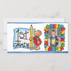 De volta ao cartões de fotos escolar