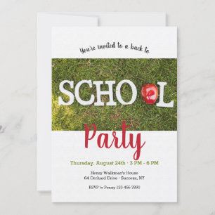 De volta ao convite do partido 2 da escola