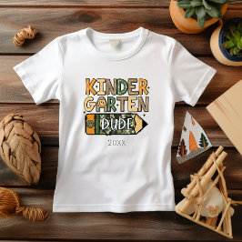 De volta ao jardim de infância do Camo Boy T-Shirt