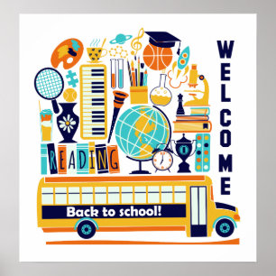 De volta ao poster da escola