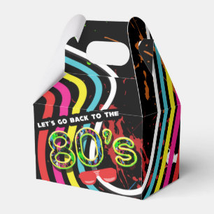 DE VOLTA PARA OS ANOS 80 Caixas de Favor Retro da 