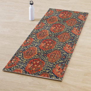 De Yoga Olhar oriental do tapete no blue&orange