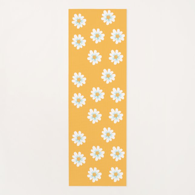 De Yoga tapete amarelo brilhante (Frente)