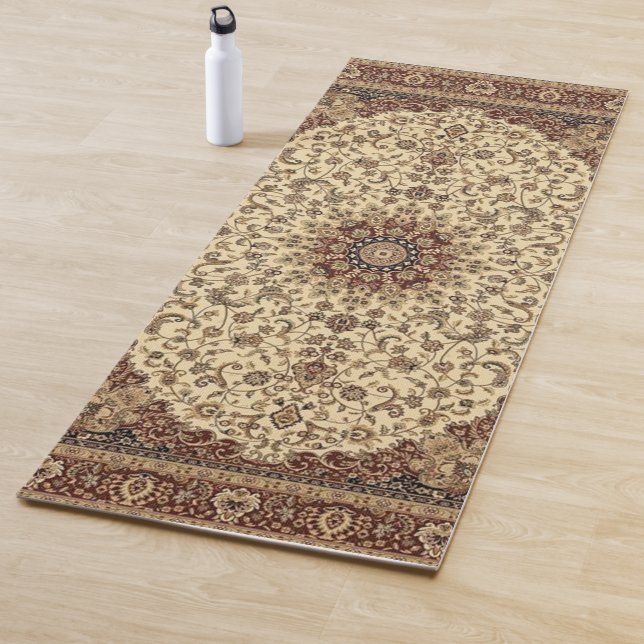 De Yoga Tapete Antigo Persa Turco Rug (In Situ)