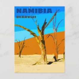 Deadvlei Cartão Postal de Arte Vintage de Viagens
