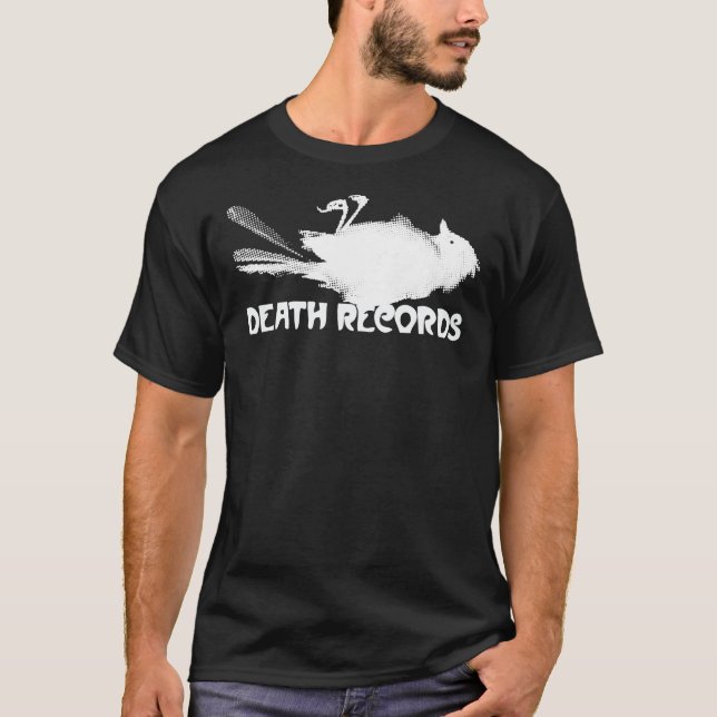 Death Records Label Classic T-Shirt (Frente)