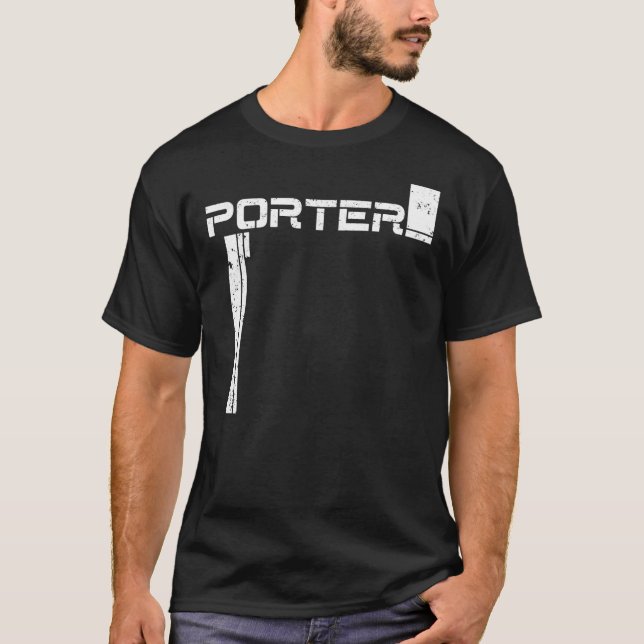 Death Stranding Porter Logo Classic T-Shirt (Frente)