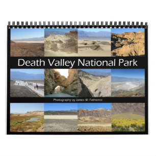 Death Valley N.P. Calendário da Parede por J. Pai