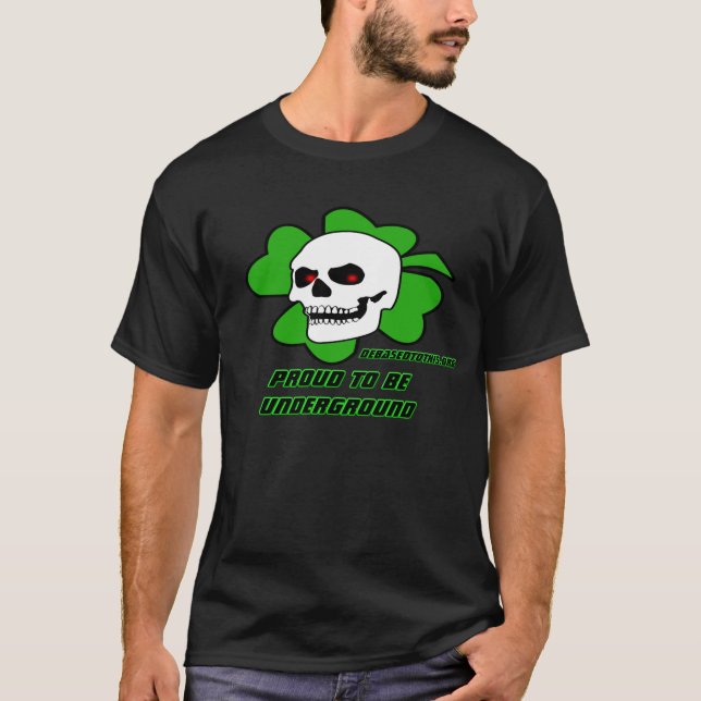 Debasedtothis "orgulhoso ser" t-shirt subterrâneo (Frente)