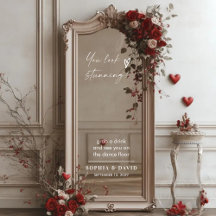 Decal de Espelho Selfie de Sinal de Boas-vindas do