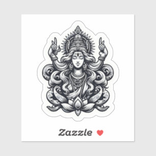 Decal do adesivo de vinilo Shiva Goddese hindu