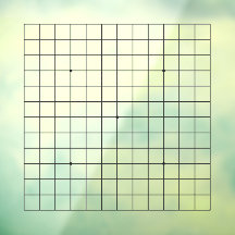 Decal Personalizável Transparente do Goban 13x13