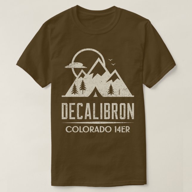 DECALIBRON 14ER COLORADO Camisa (Frente do Design)
