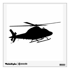 Decalque da parede do helicóptero de