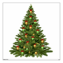 decalques de parede de árvores de Natal