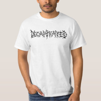 Decapitado - t-shirt branco do logotipo