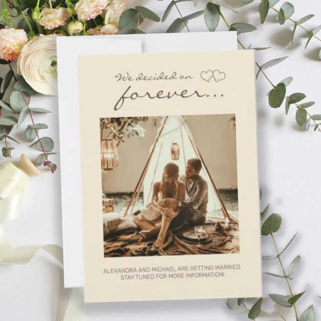 Decidimos o anúncio do Forever Noivado (Criador carregado)