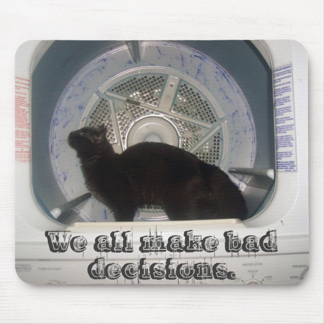 Decisão má Mousepad (Frente)