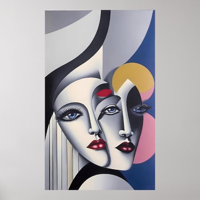 Decisão por Divisão - Ken Gage Surreal Poster (Frente)