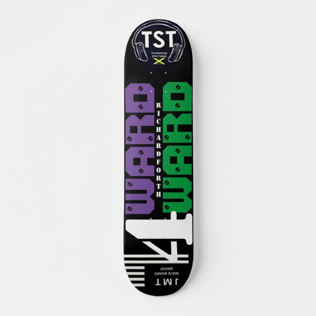 Deck de Skate 4 WARD KC/CBAR 7 3/4" (Frente)