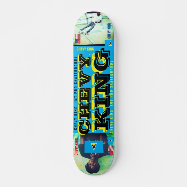 DECK DE SKATE CHEVY KING OFICIAL 7 3/4" (Frente)