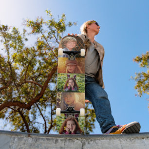DECK DE SKATE COM COLAGEM DE FOTO PERSONALIZADA
