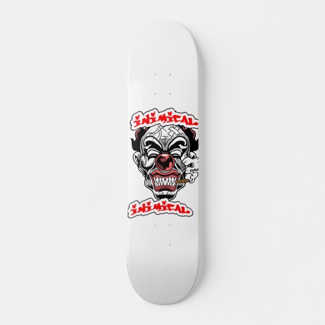 Deck de Skate do Palhaço Mau Inimigo (Frente)