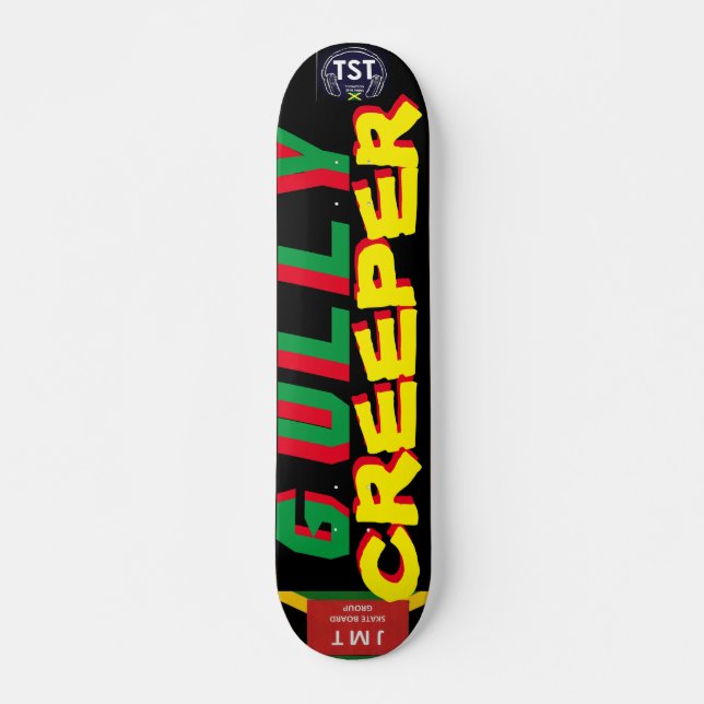 DECK DE SKATE GULLY CREEPER JMT JAMAICA 7 3/4" (Frente)