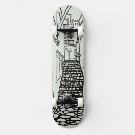 Deck de Skate Line Art das Ilhas Baleares