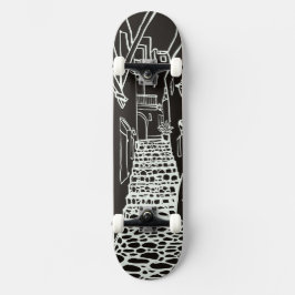 Deck de Skate Line Art Ilhas Baleares