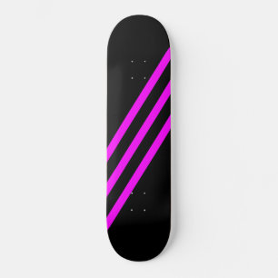 Deck de Skate PURPLE THREE STRIPES Preto