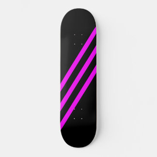Deck de Skate PURPLE THREE STRIPES Preto