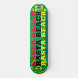 DECK DE SKATE RASTA BEACH JMT BRAZIL 8 1/4"