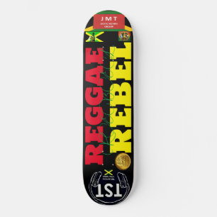 DECK DE SKATE REGGAE REBEL JMT JAMAICA 8 1/4"
