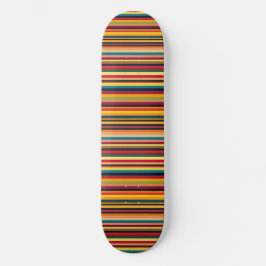 Deck de Skate Retro Multicolor Listrado