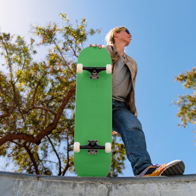 Deck de Skate Verde Sólido (Ao ar livre 1)