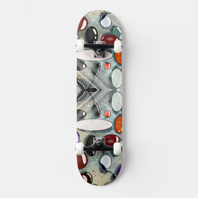 Deck de Skate Vibrações de Pedras Preciosas (Frente)